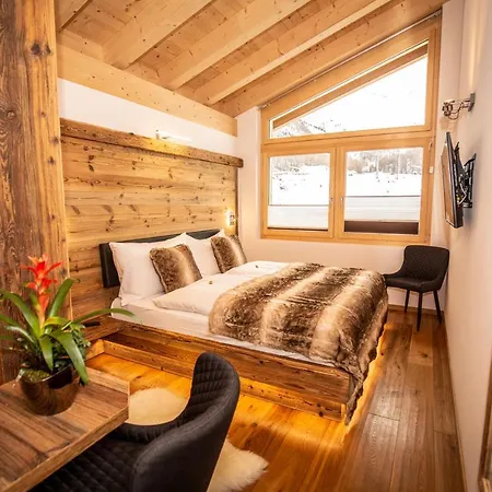 Palace Luxury Wellness Apartment And Boutique Hotel Ski-In-Out Saas Fee Exteriér fotografie